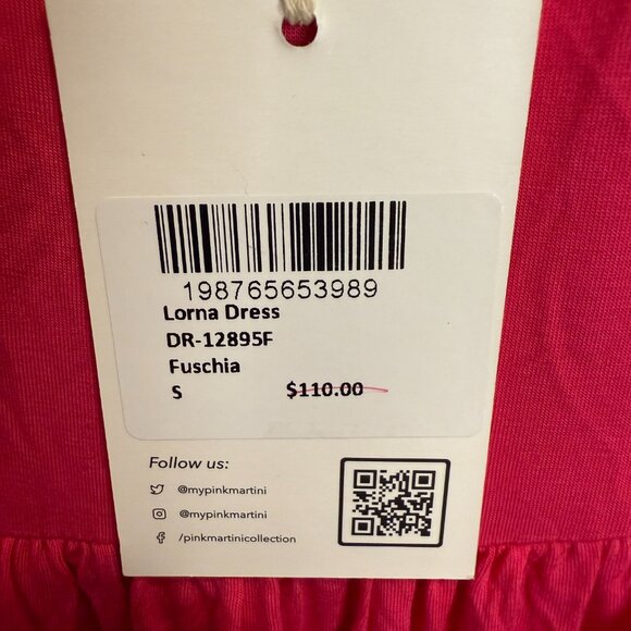 Pink Martini "Lorna Dress" in Fuschia - Picture 5 of 5